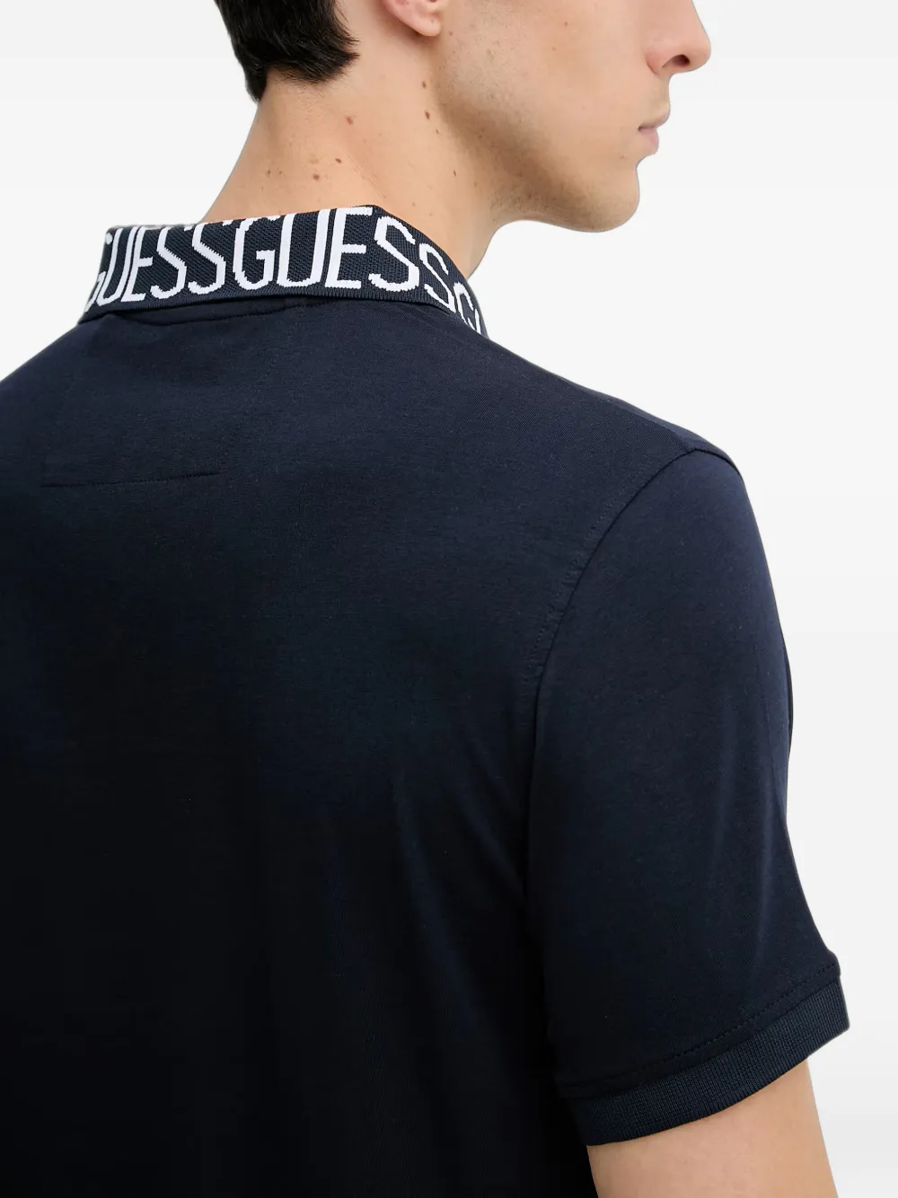 GUESS USA Getailleerd poloshirt Blauw