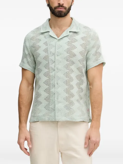 GUESS USA geometric-design shirt