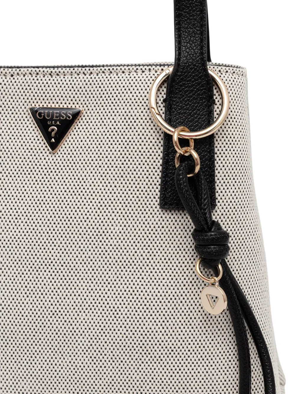 GUESS USA Schoudertas met logoplakkaat Wit