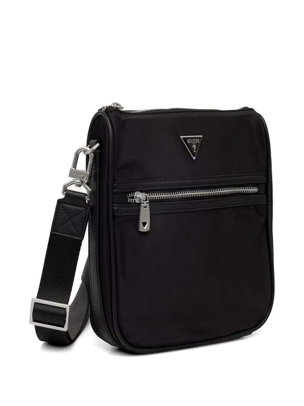 GUESS USA Milano heuptas met rits en logo Zwart