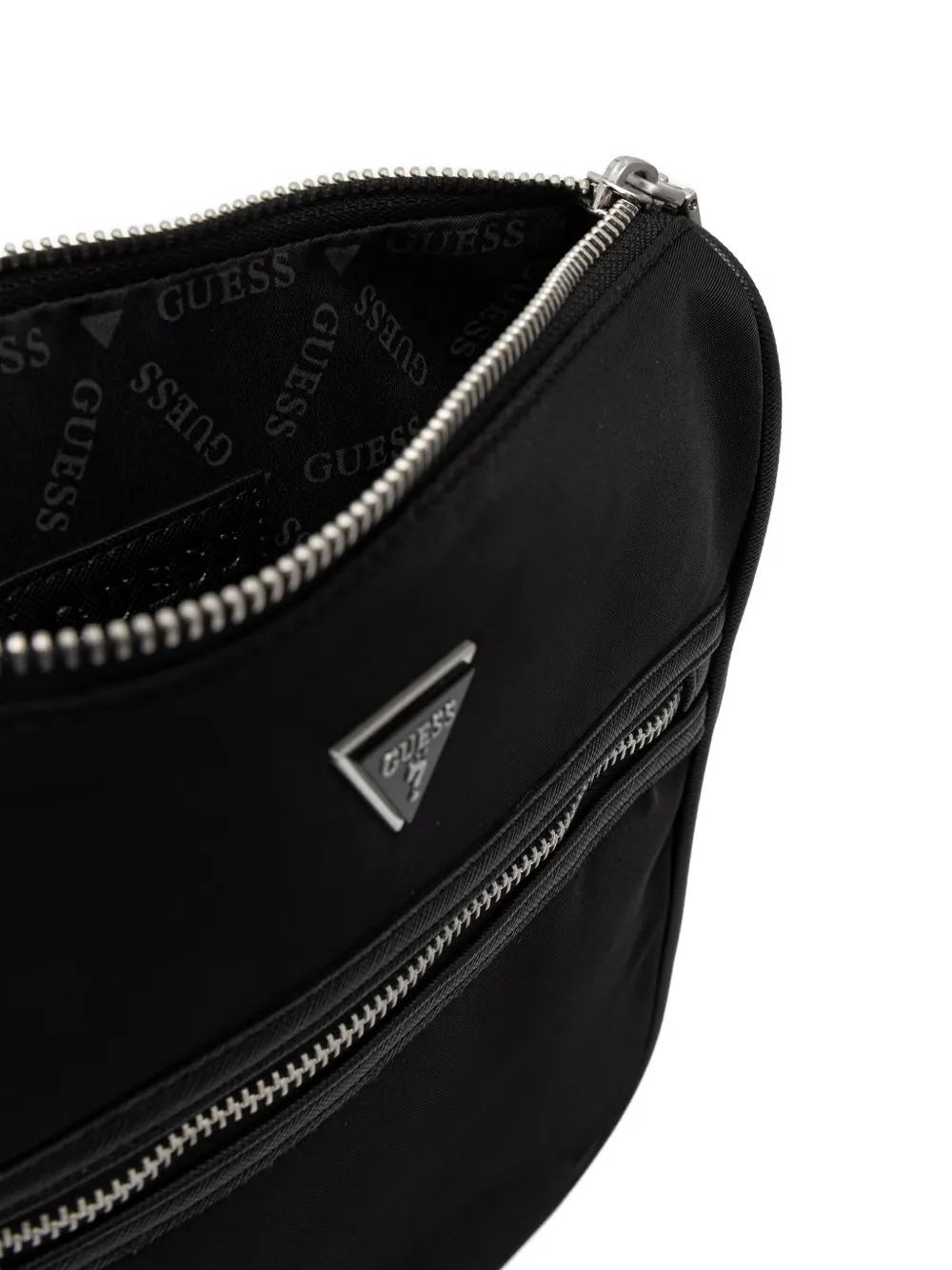 GUESS USA Milano heuptas met rits en logo Zwart