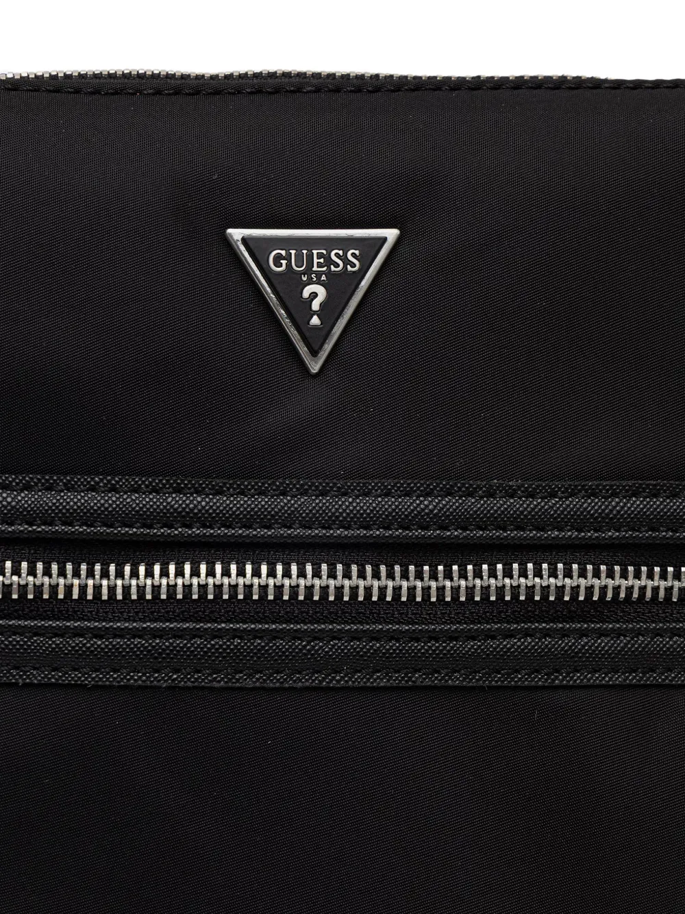 GUESS USA Milano heuptas met rits en logo Zwart