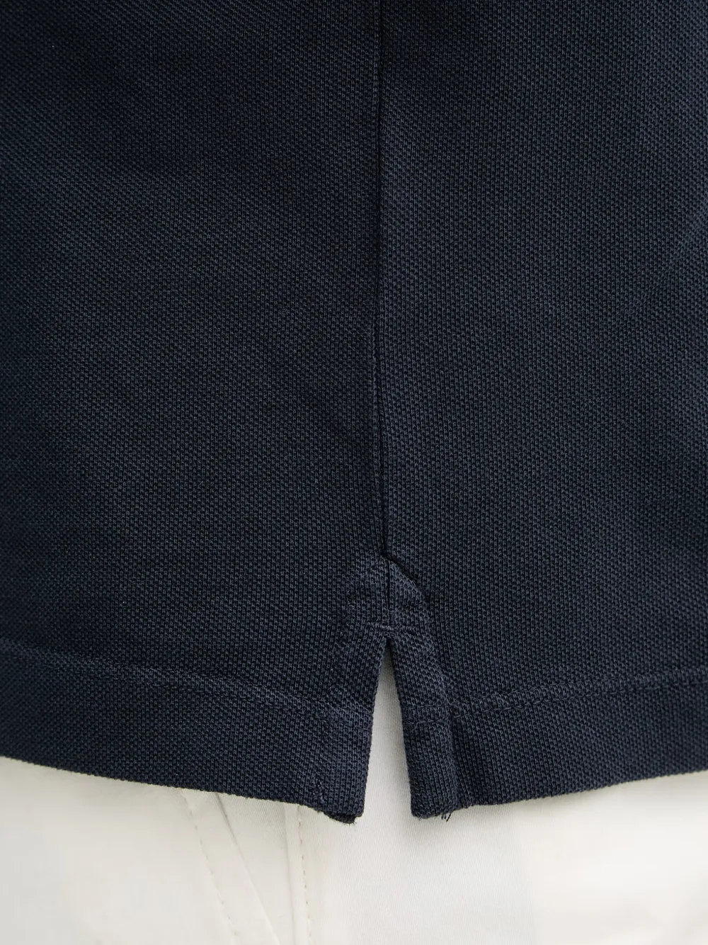 GUESS USA Poloshirt met geborduurd logo en zak op de borst Blauw