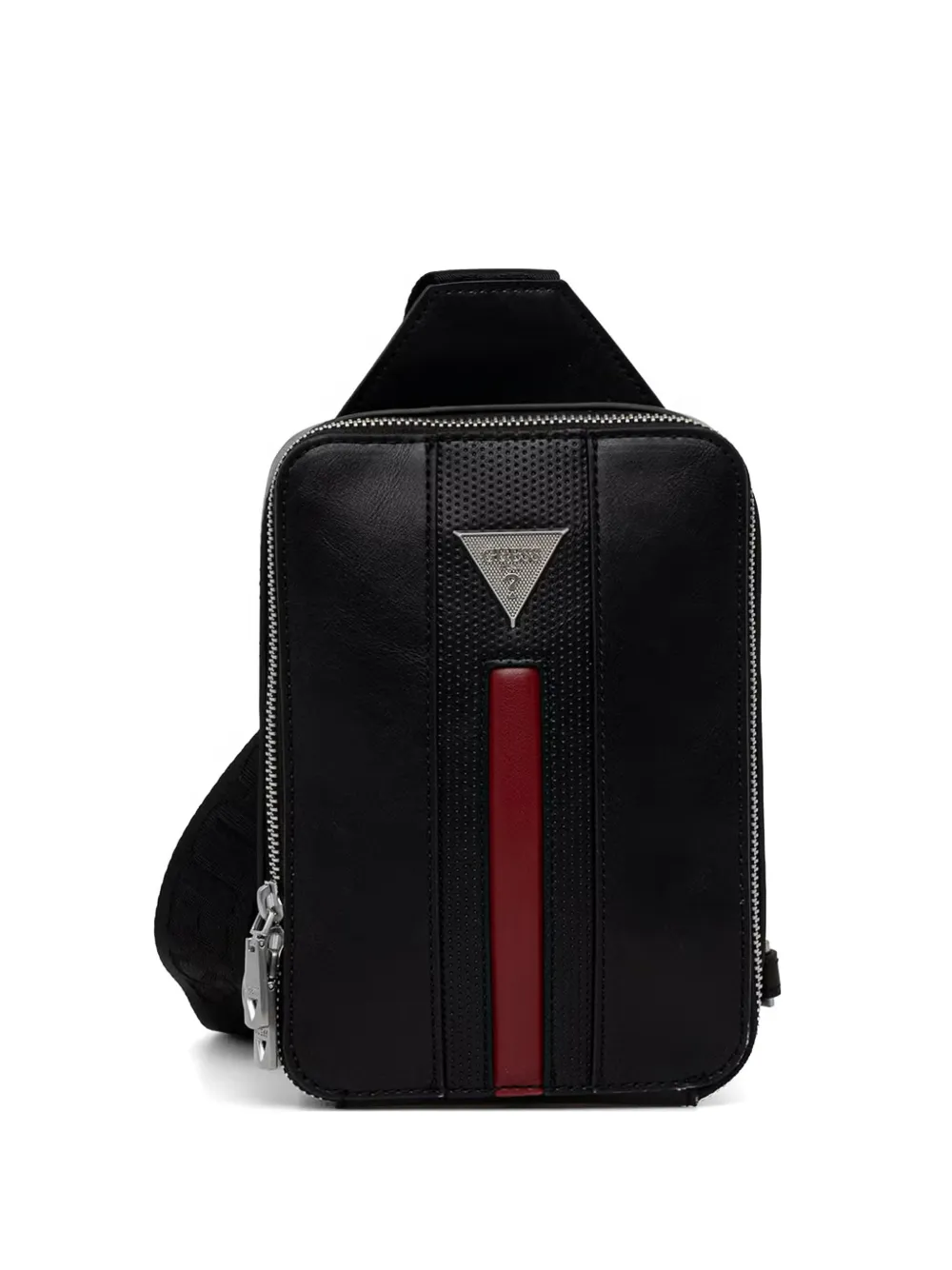 GUESS USA mini Torino logo-plaque belt bag - Nero