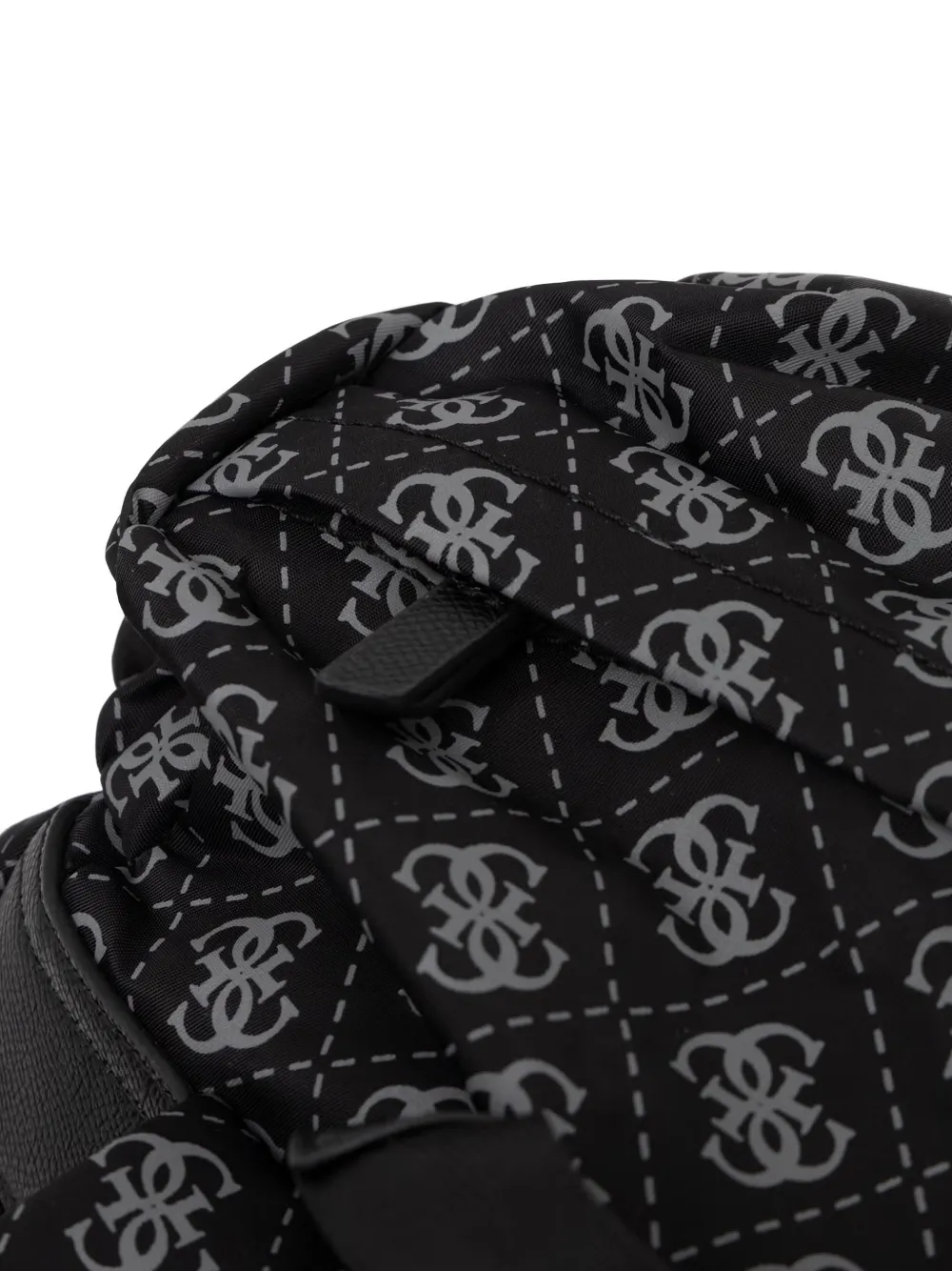 GUESS USA Berlin rugzak met logoprint en gespsluiting Zwart