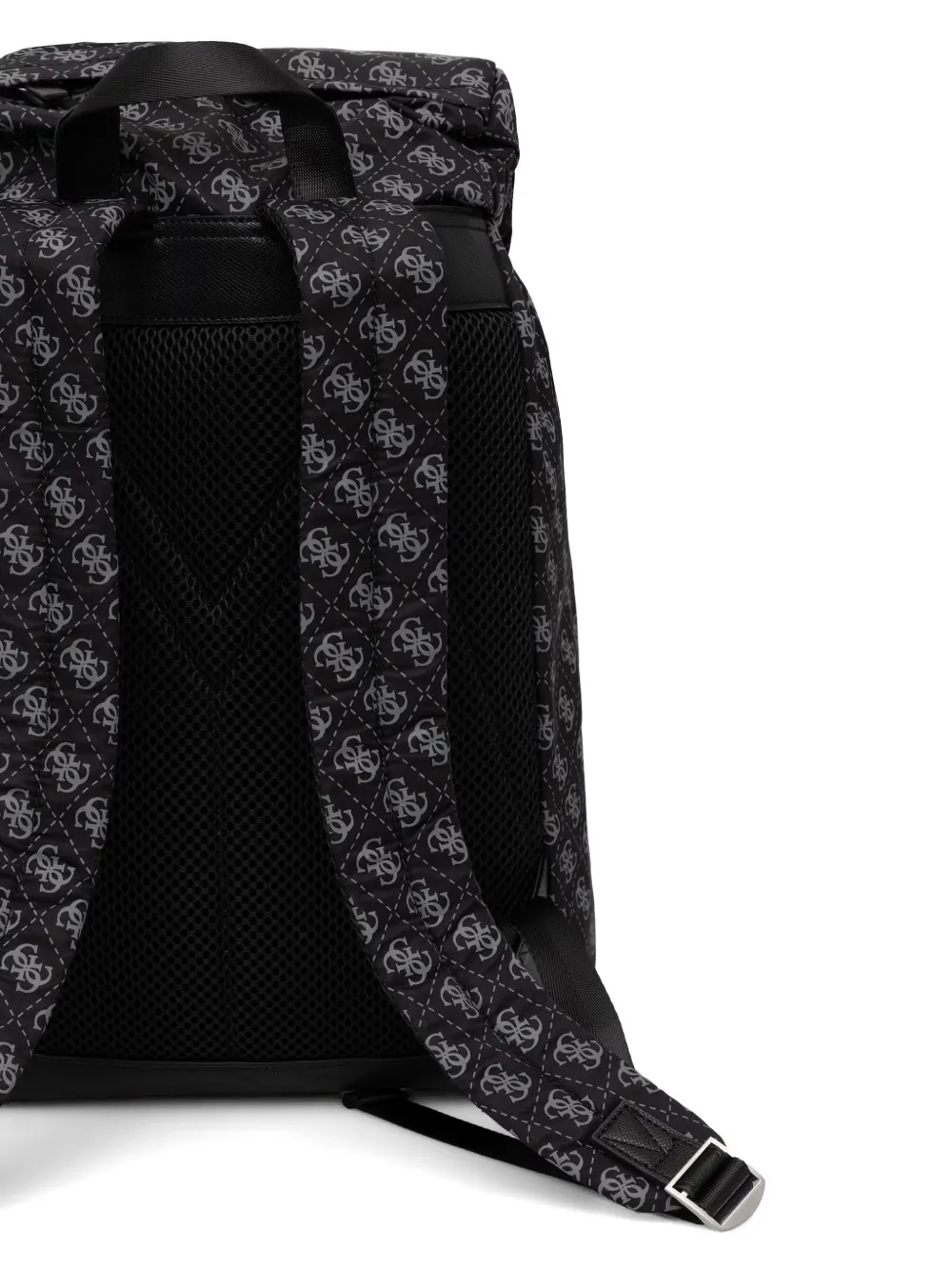 GUESS USA Berlin rugzak met logoprint en gespsluiting Zwart