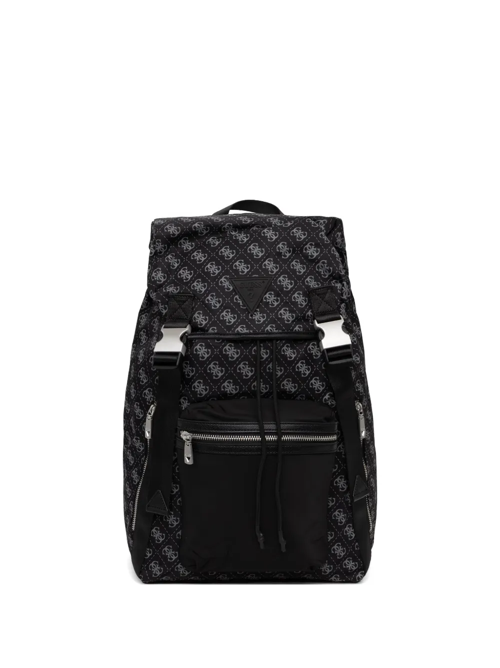 GUESS USA Berlin logo-print buckle-fastening backpack - Nero