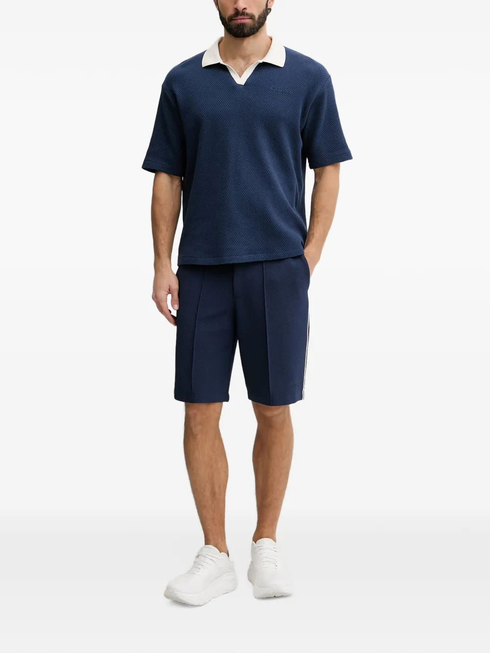 GUESS USA Regular fit shorts Blauw