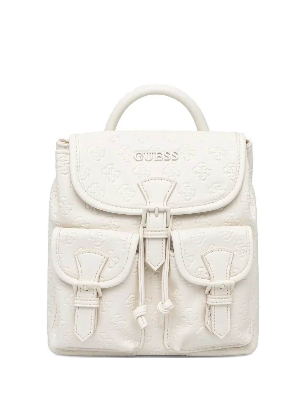 GUESS USA Litzy buckle-fastening backpack - Bianco