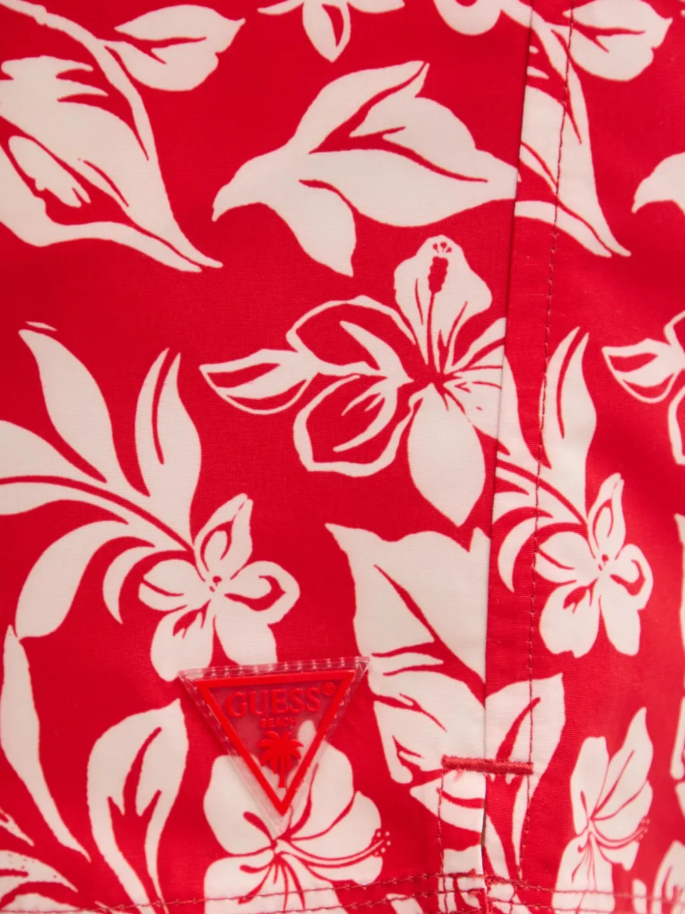 GUESS USA Zwembroek met bloemenprint Rood