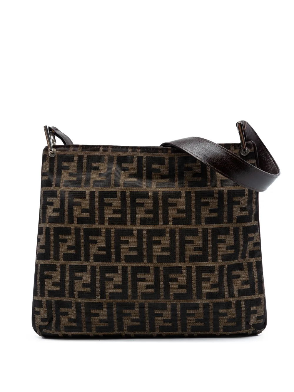 Fendi Pre-Owned 1990-2000 Zucca Canvas shoulder bag - Brown