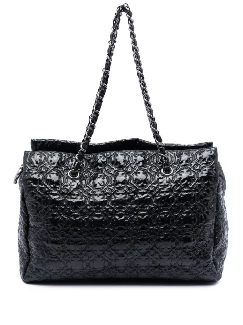 CHANEL Pre-Owned 2008-2009 Quilted Vinyl Rock in Moscow Tote shoulder bag