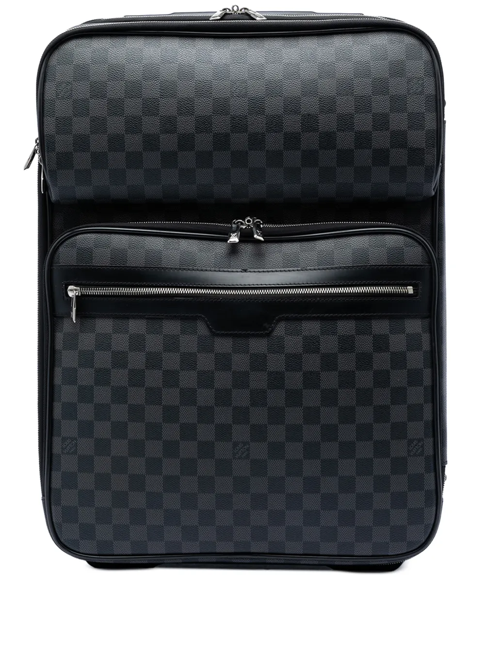 Louis Vuitton Pre-Owned 2010 Damier Graphite Pegase Business Luggage 55 travel bag - Nero