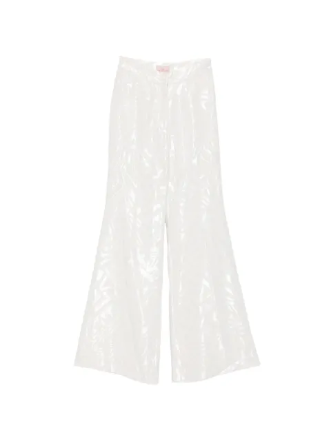 Leen Mougrhabi pantalones acampanados Noor