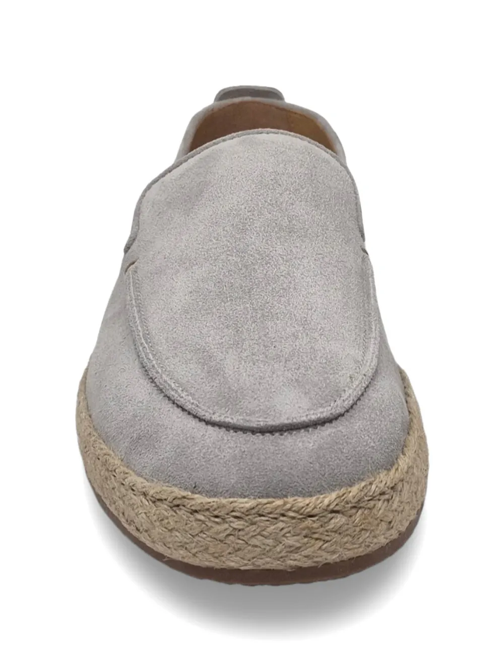 Henderson Baracco suede espadrille loafers Grijs