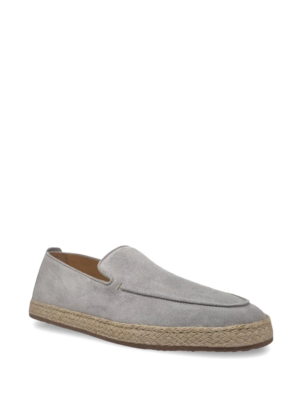 Henderson Baracco suede espadrille loafers Grijs