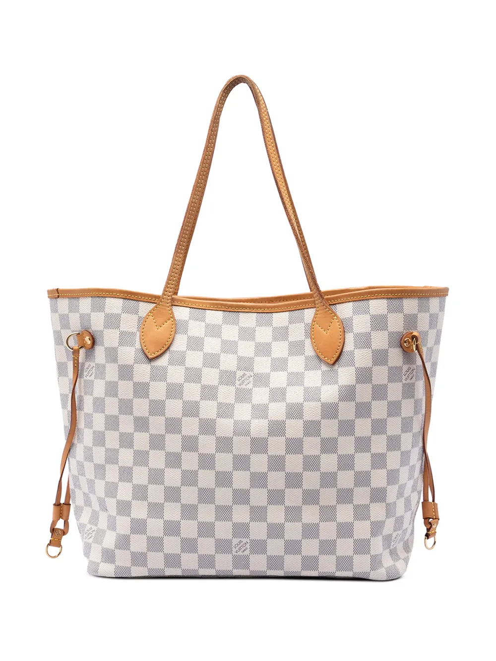 Louis Vuitton Pre-Owned 2011 Damier Azur Neverfull MM tote bag - Bianco
