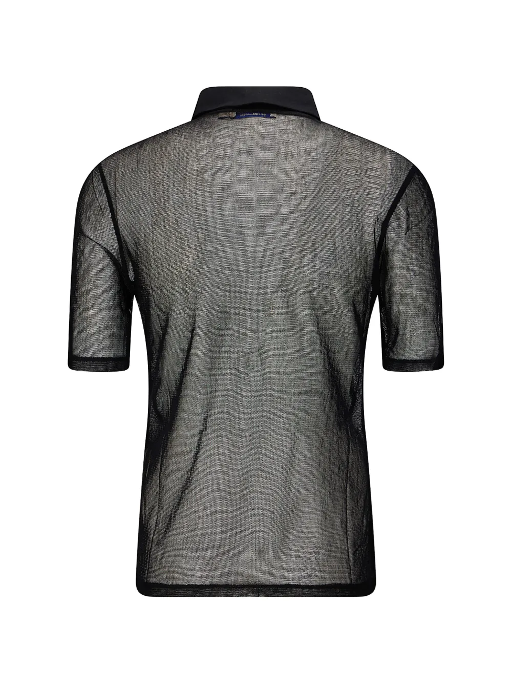 トップス VALLAN Sparkle Sheer Polo Paloma Wool Sile Sheer Mesh Polo Shirt | Black | FARFETCH