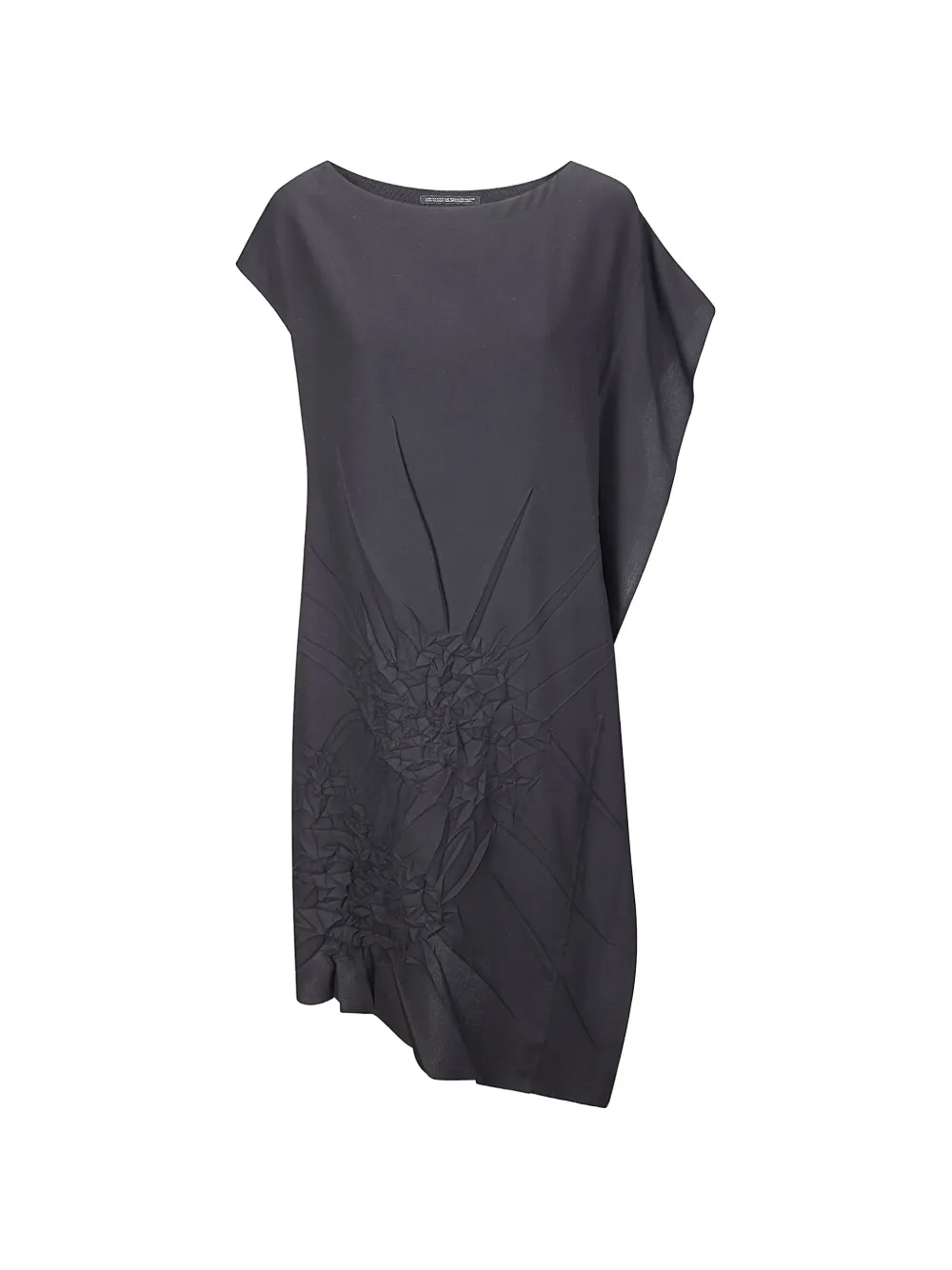 Yohji Yamamoto double-layered pleated dress - Nero