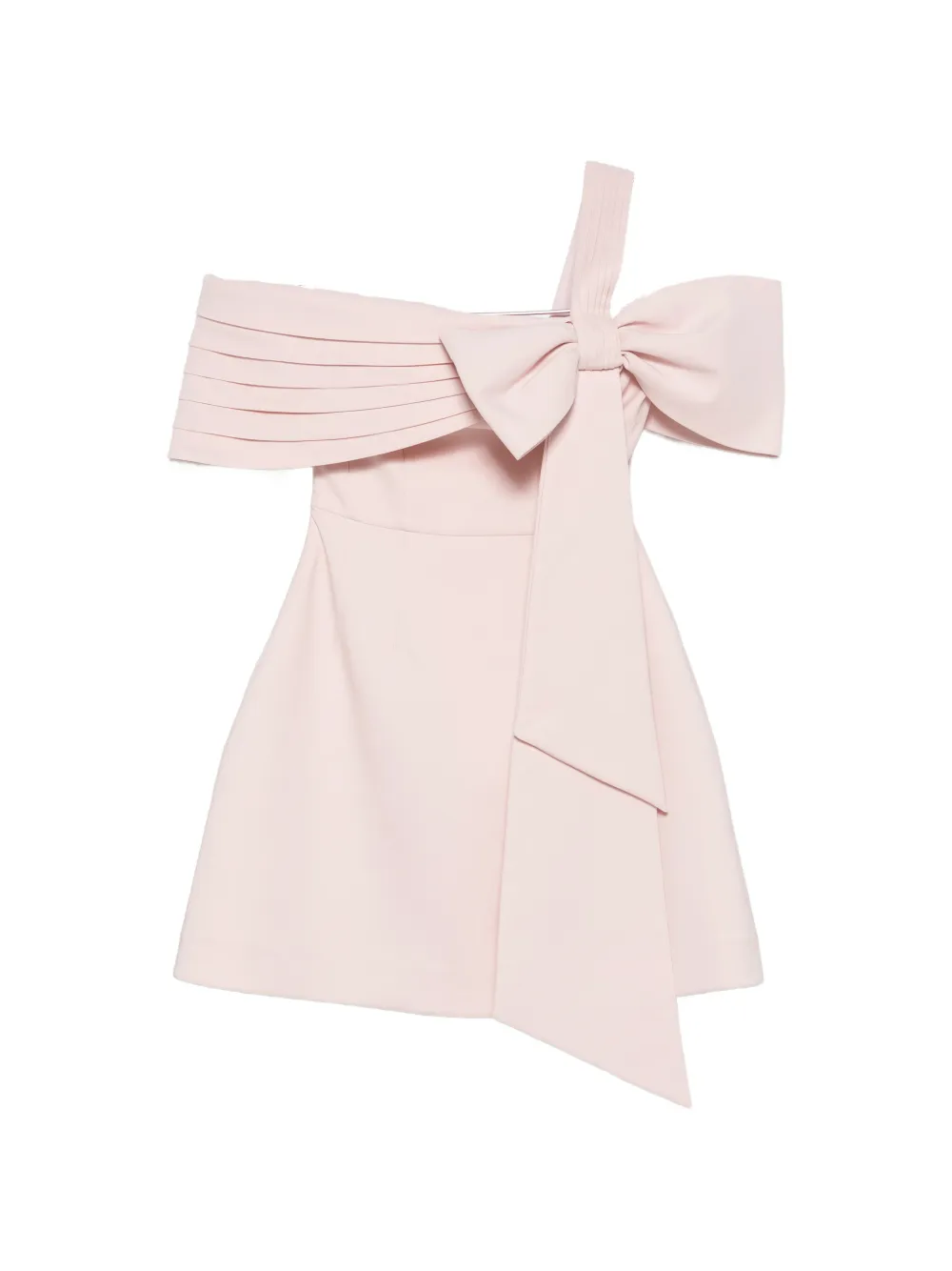 Leen Mougrhabi Calin bow-detail mini dress - Rosa