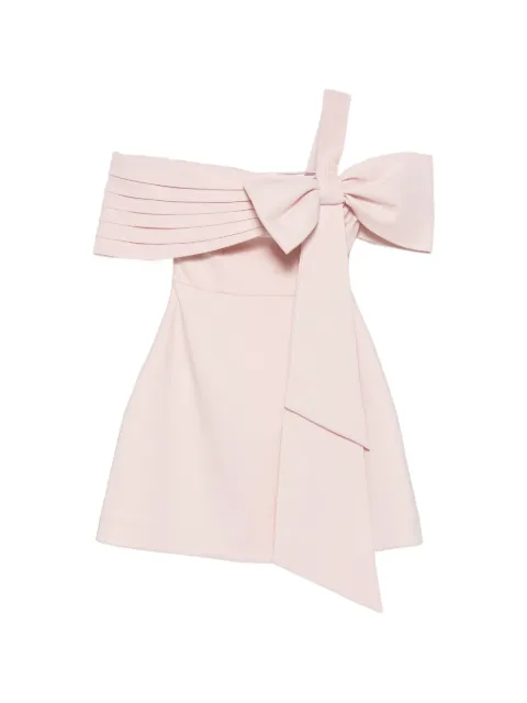 Leen Mougrhabi Calin bow-detail mini dress