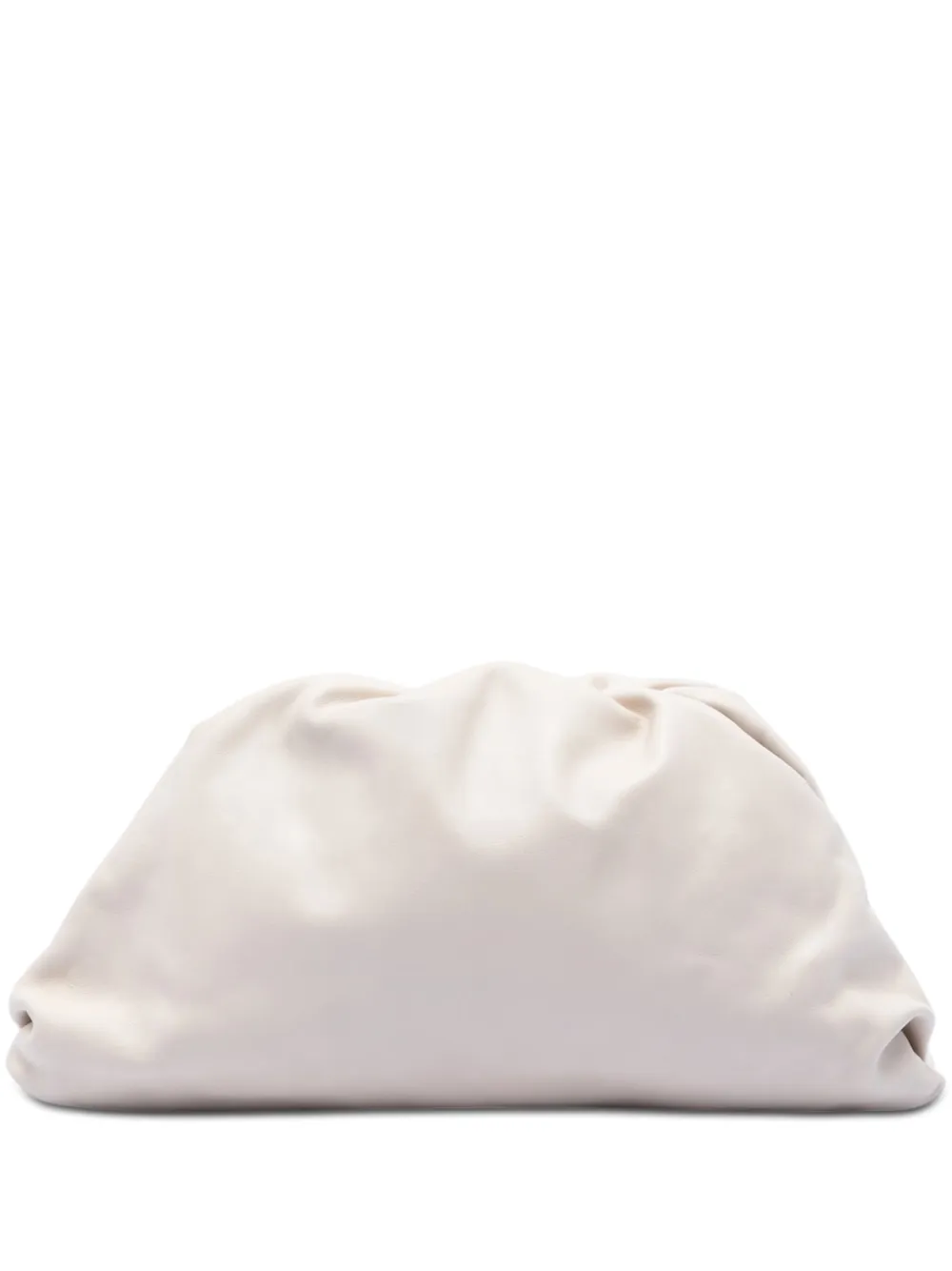 Bottega Veneta Pre-Owned 2012-2026 Lambskin The Pouch clutch bag - Weiß