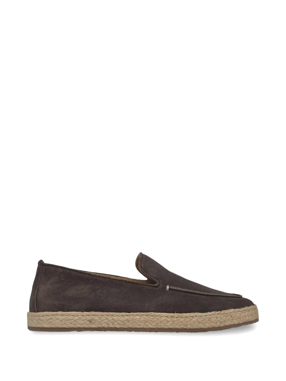 Henderson Baracco suede espadrille loafers - Braun