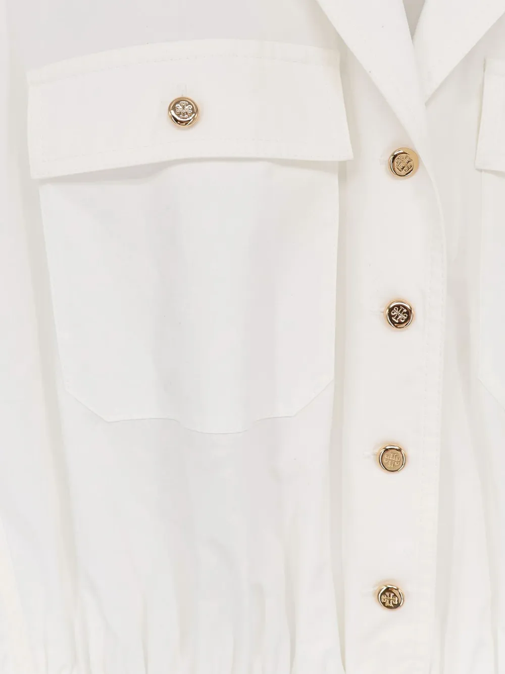 Tory Burch Blousejurk van katoen-popelinemix Wit