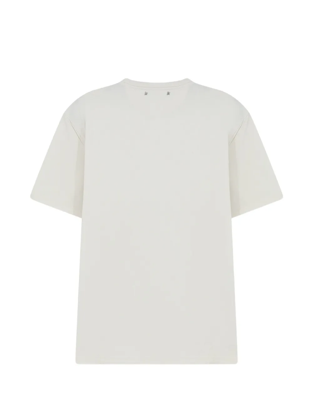  Golden Goose Camiseta Con Logo Estampado - Blanco 