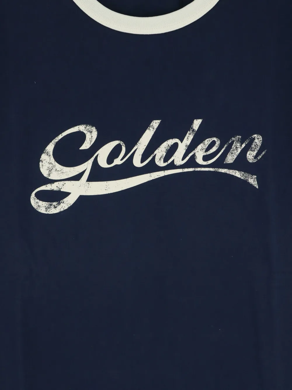  Golden Goose Camiseta Con Logo Estampado - Azul 