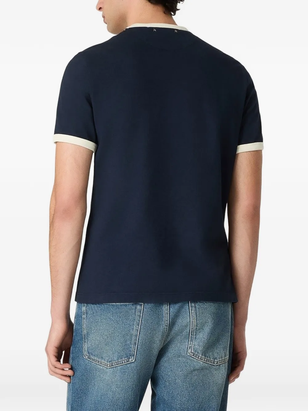 Golden Goose Katoenen T-shirt met Golden-print Blauw