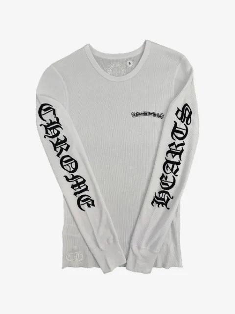 Chrome Hearts Scroll Logo Thermal T-shirt