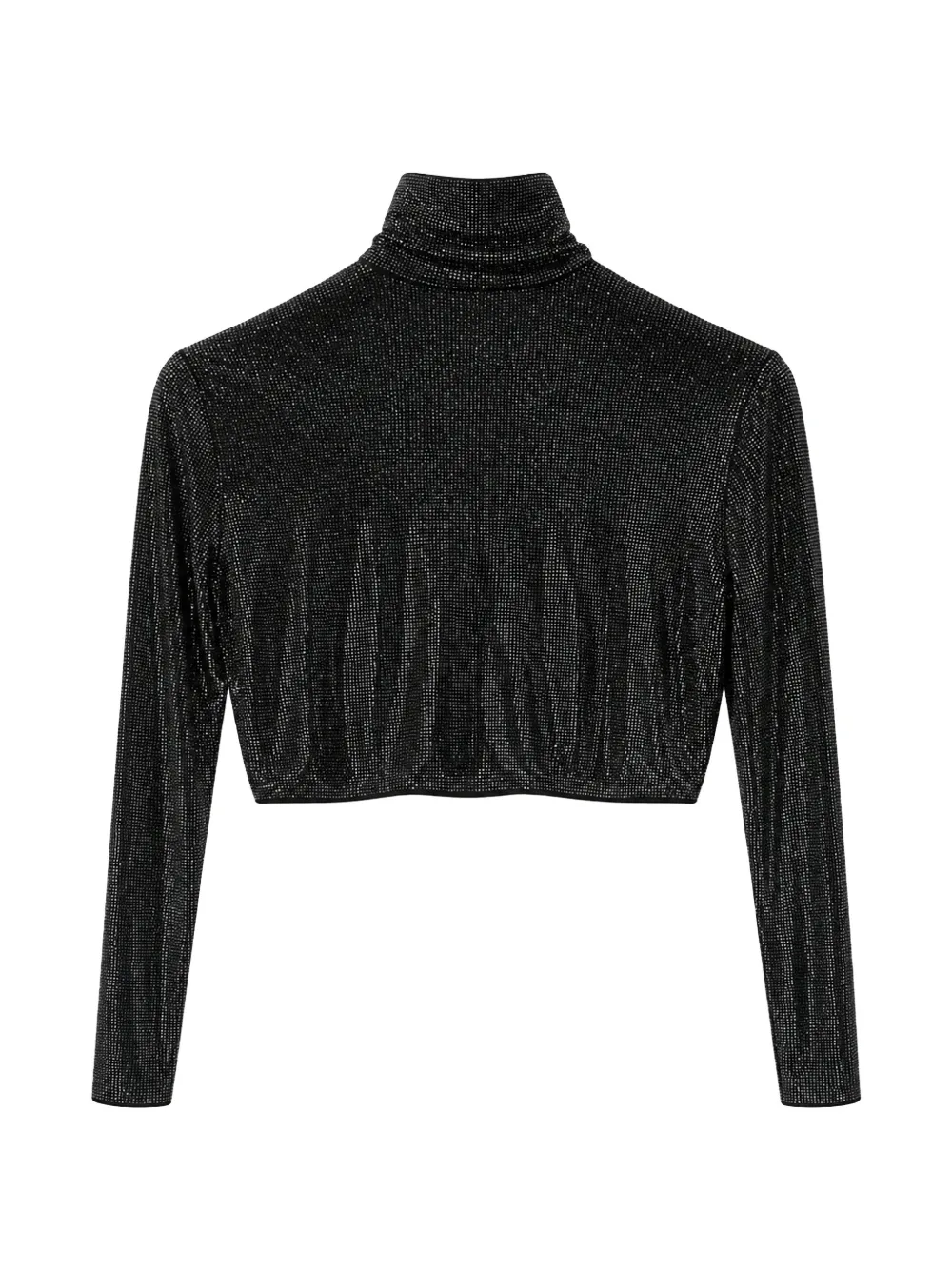 Off-White Bling Sec Skin verfraaide cropped top Zwart