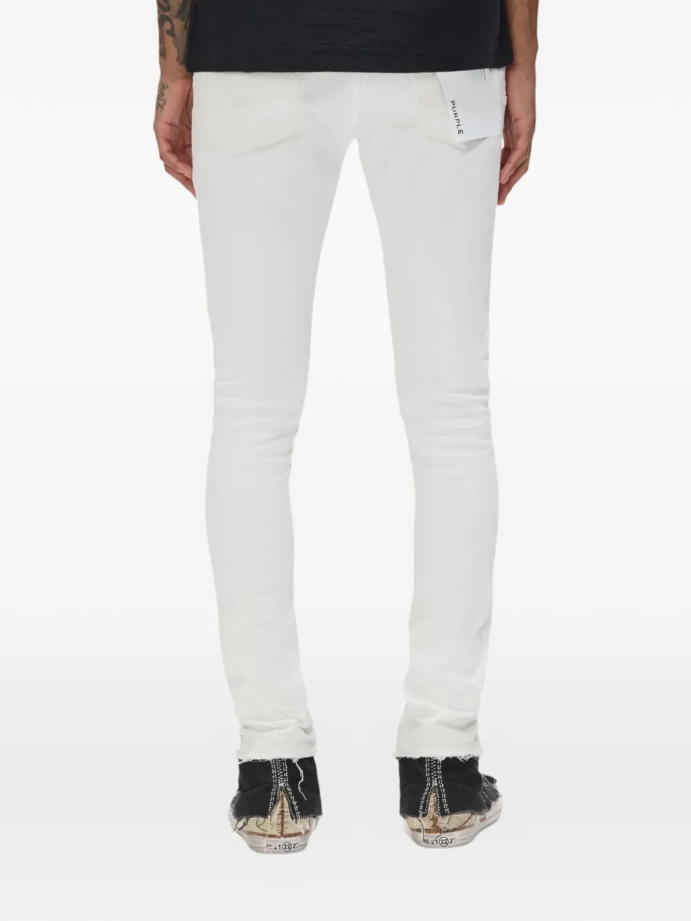 Purple Brand Low waist jeans Wit