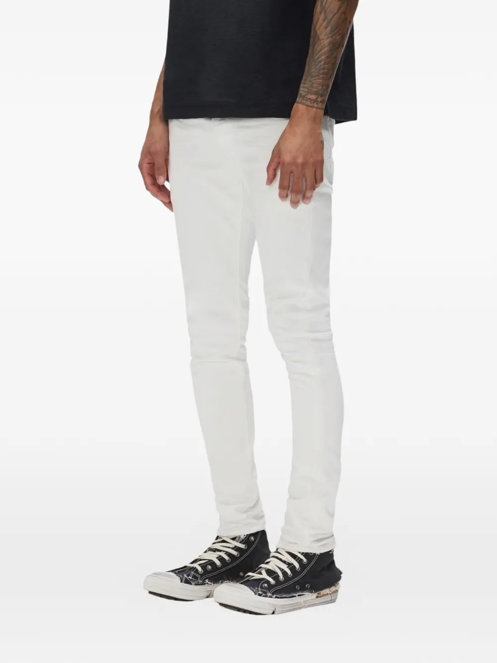 Purple Brand Low waist jeans Wit