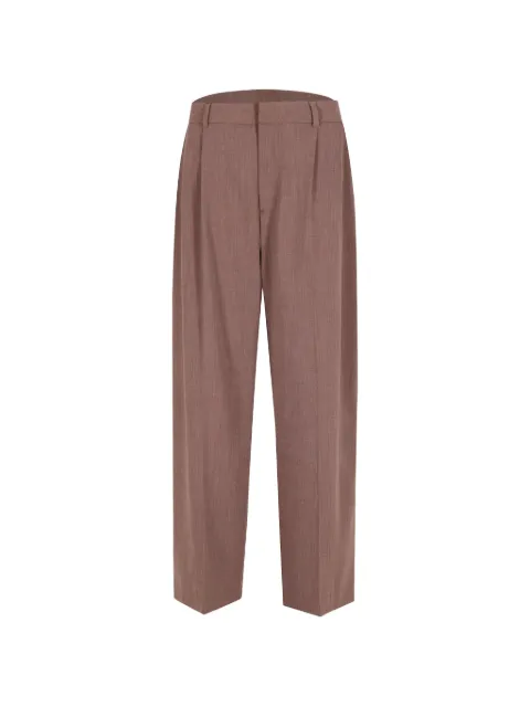 THESTROY Anthem pleated straight-leg trousers