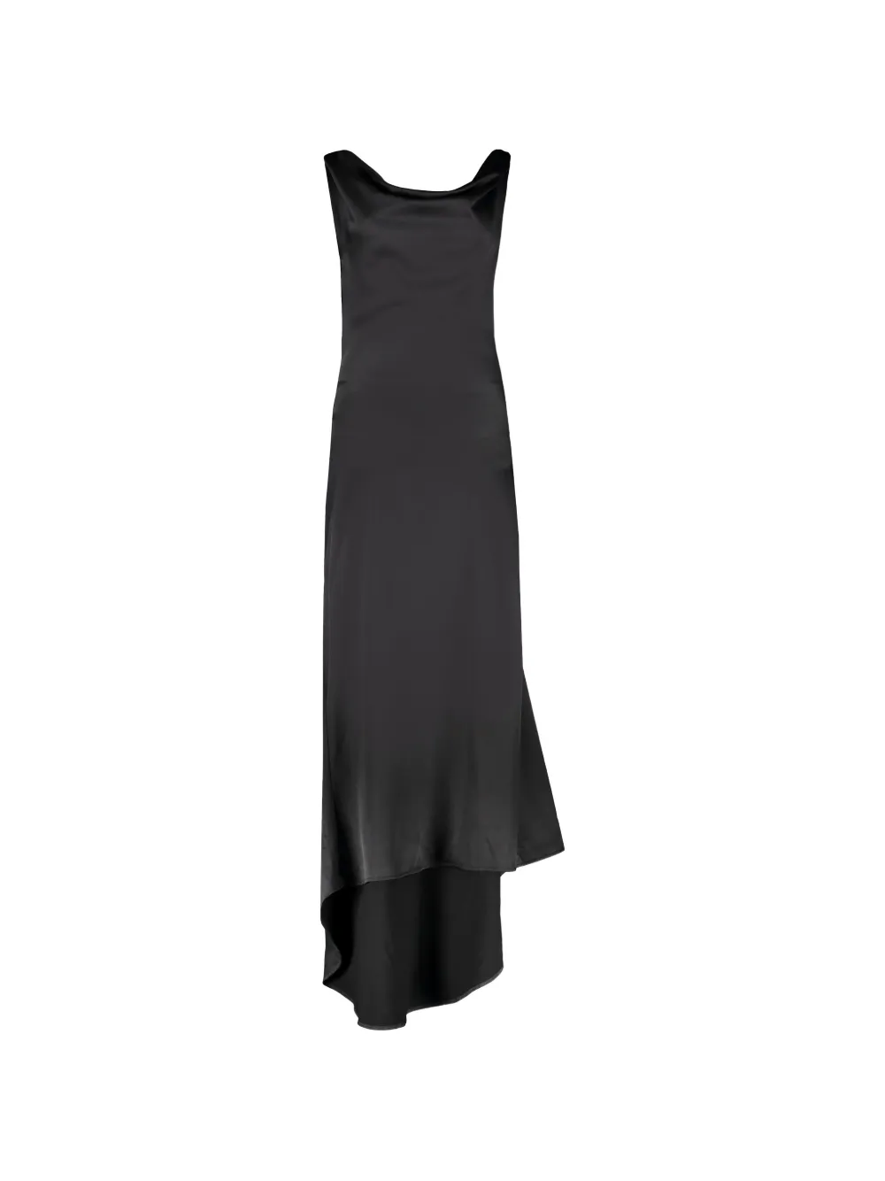 Ellery cowl-neck asymmetrical dress - Nero