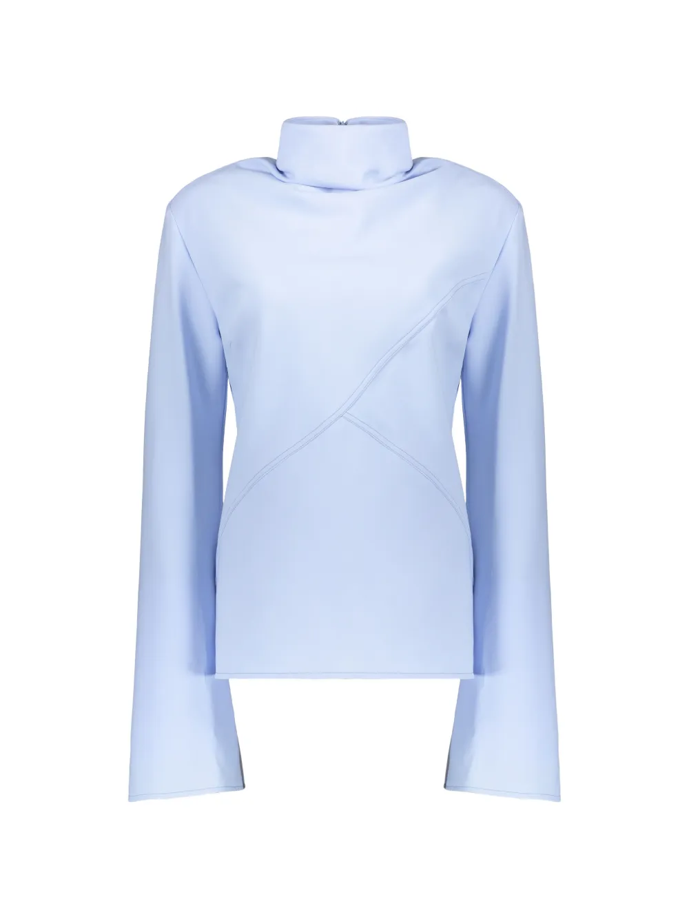 Ellery cross-seam long-sleeve top - Blue