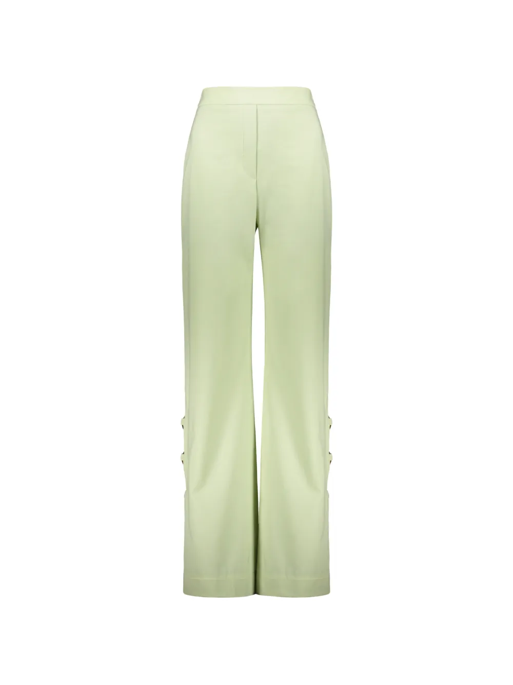 Ellery flared-leg side-detail trousers - Verde