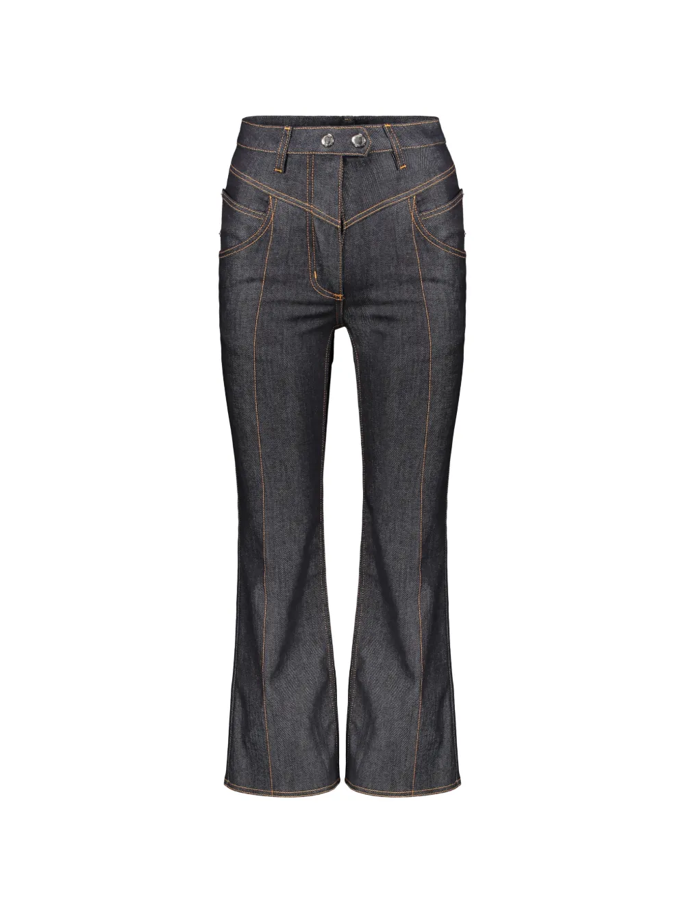 Ellery belt-loops flared jeans - Blu