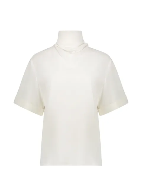 Ellery high-neck short-sleeve top