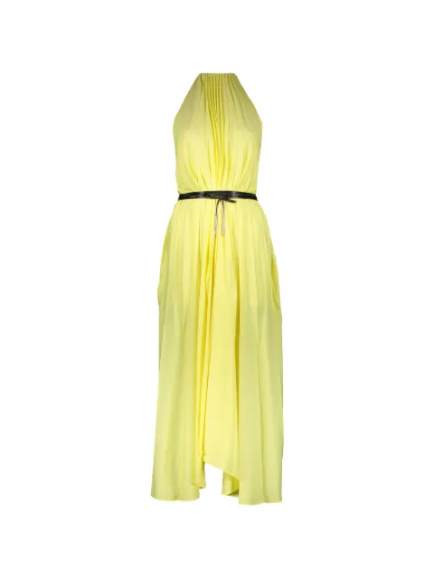 Ellery pleated belted midi dress