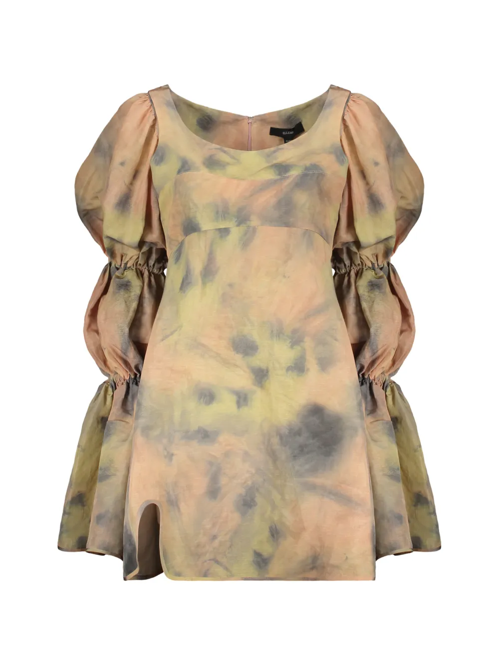 Ellery scoop-neck mini dress - Neutrals