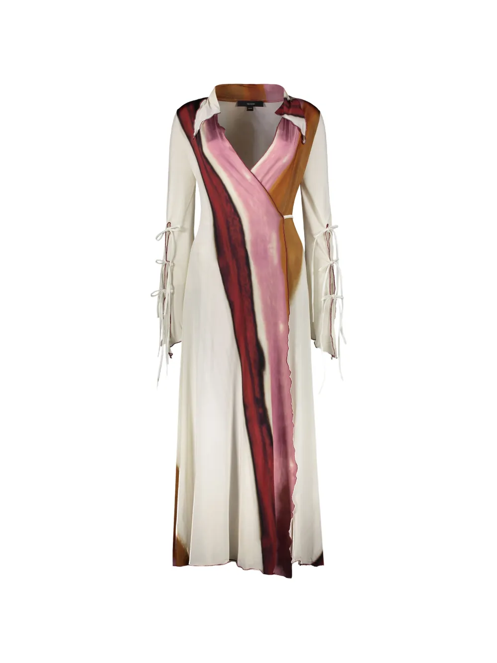 Ellery long-sleeves midi dress - Bianco