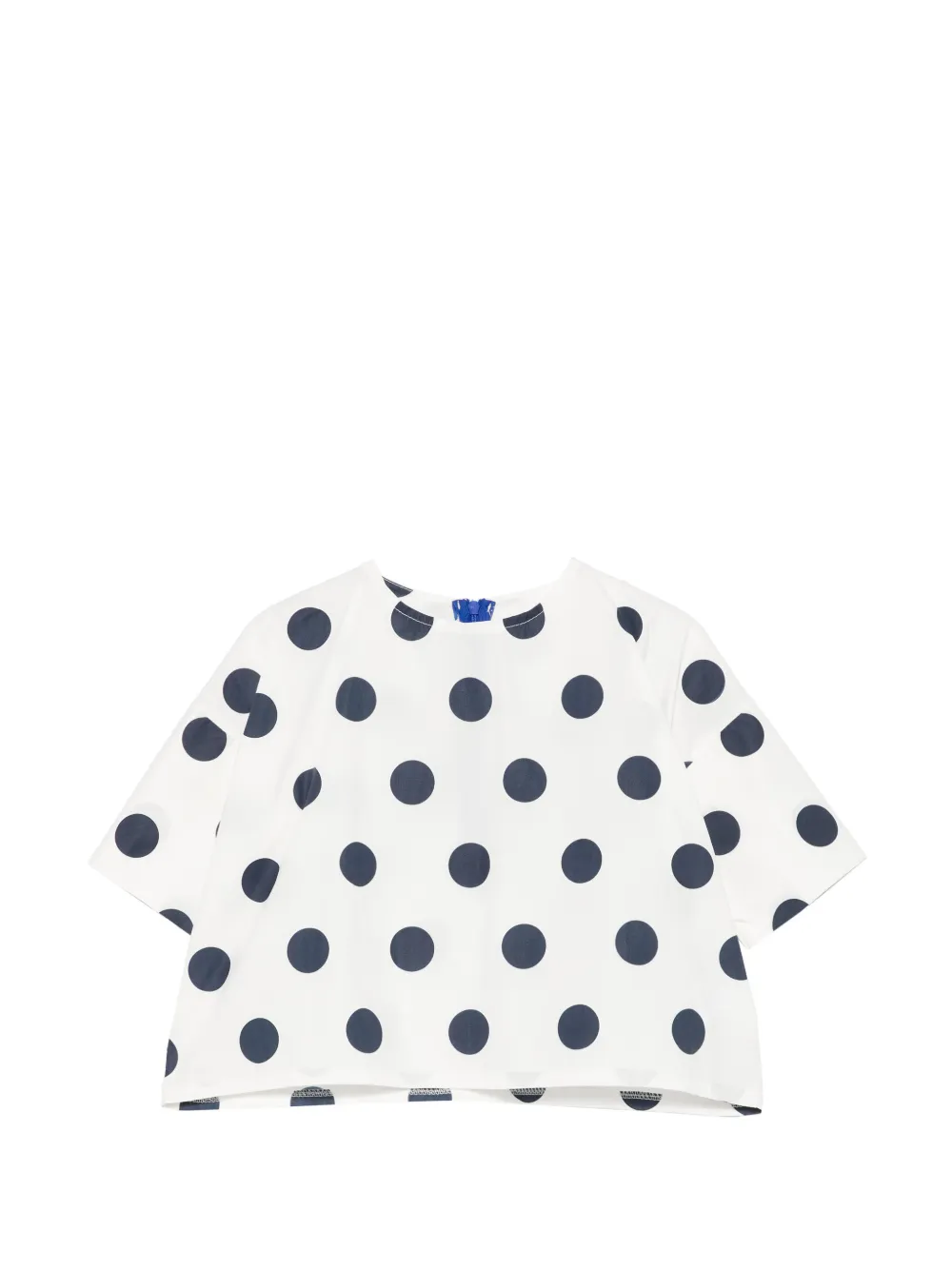 Cucu Lab Blusa a pois - Bianco