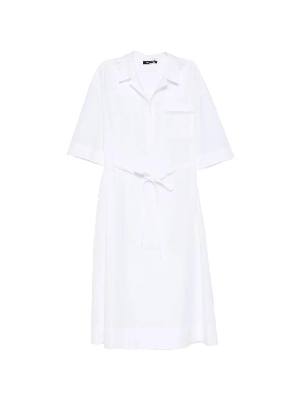 Fabiana Filippi Sahariana belted shirt dress - Bianco