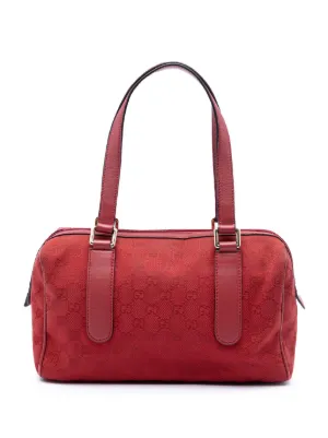 Gucci Pre-Owned GGキャンバス ハンドバッグ | レッド | FARFETCH JP