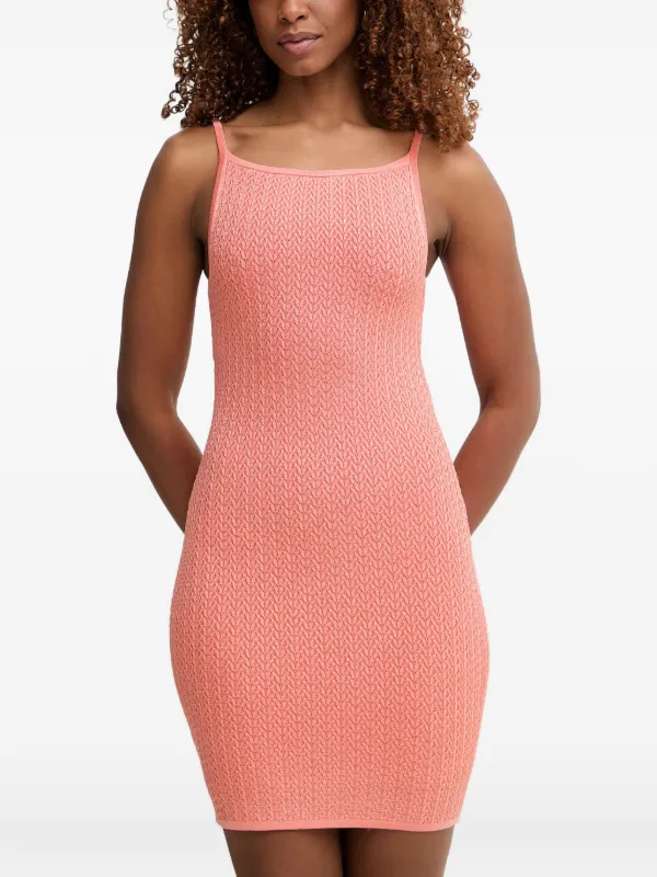 guess pink bodycon dress Bright pink bodycon dress from Guess. Nice, thick