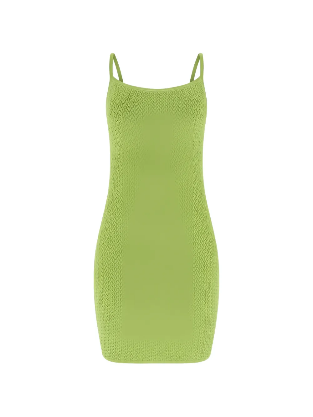 GUESS USA Jen kabelgebreide mini-jurk met uitgesneden details Groen