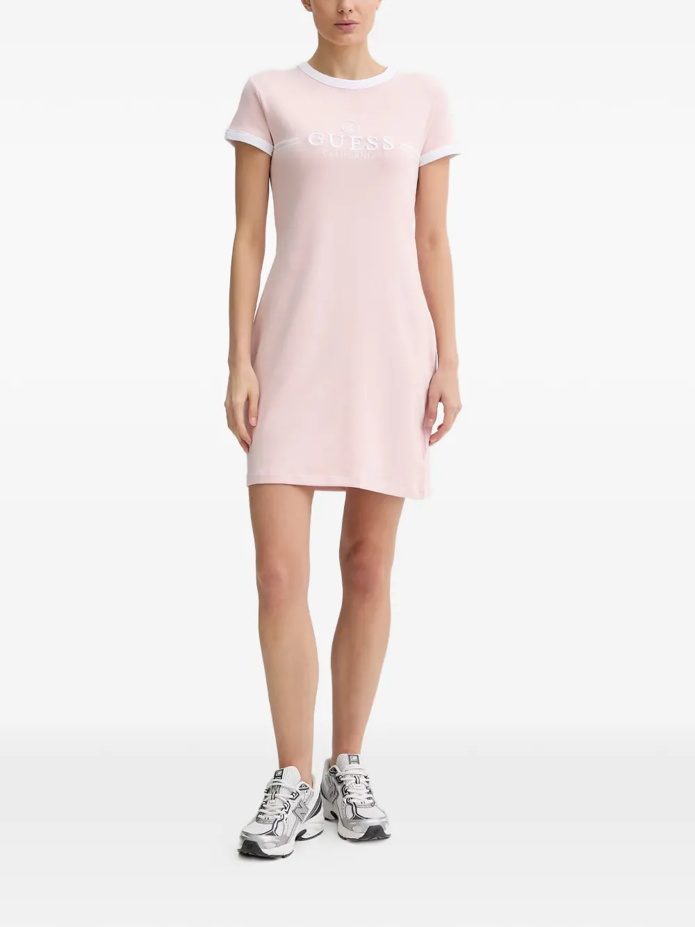 GUESS USA T-shirt midi dress - Rosa